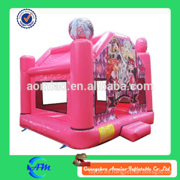 Castillo bouncy barato castillo color rosa bouncy castillo para niños